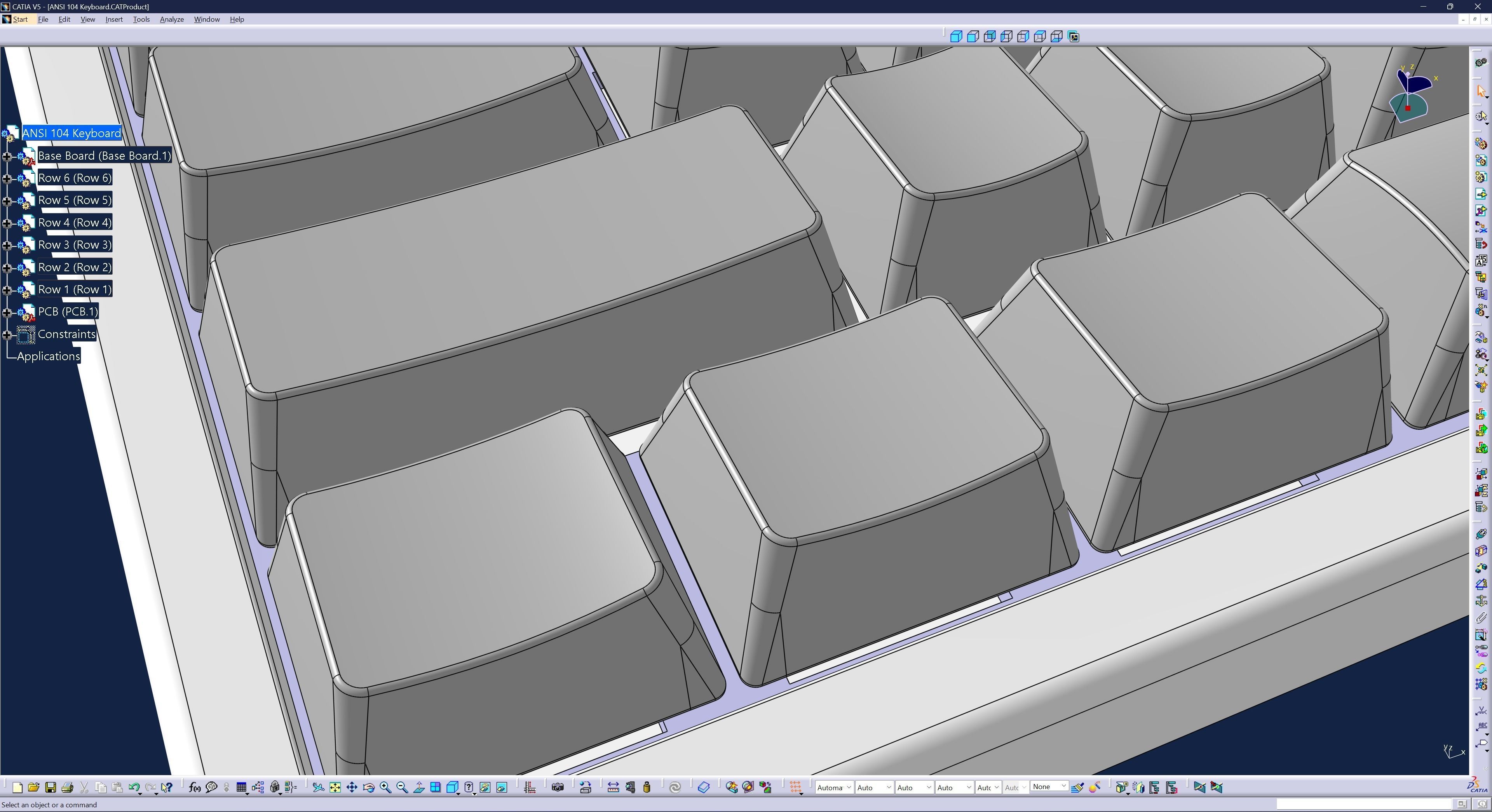 Mechanical Keyboard  3D model_21