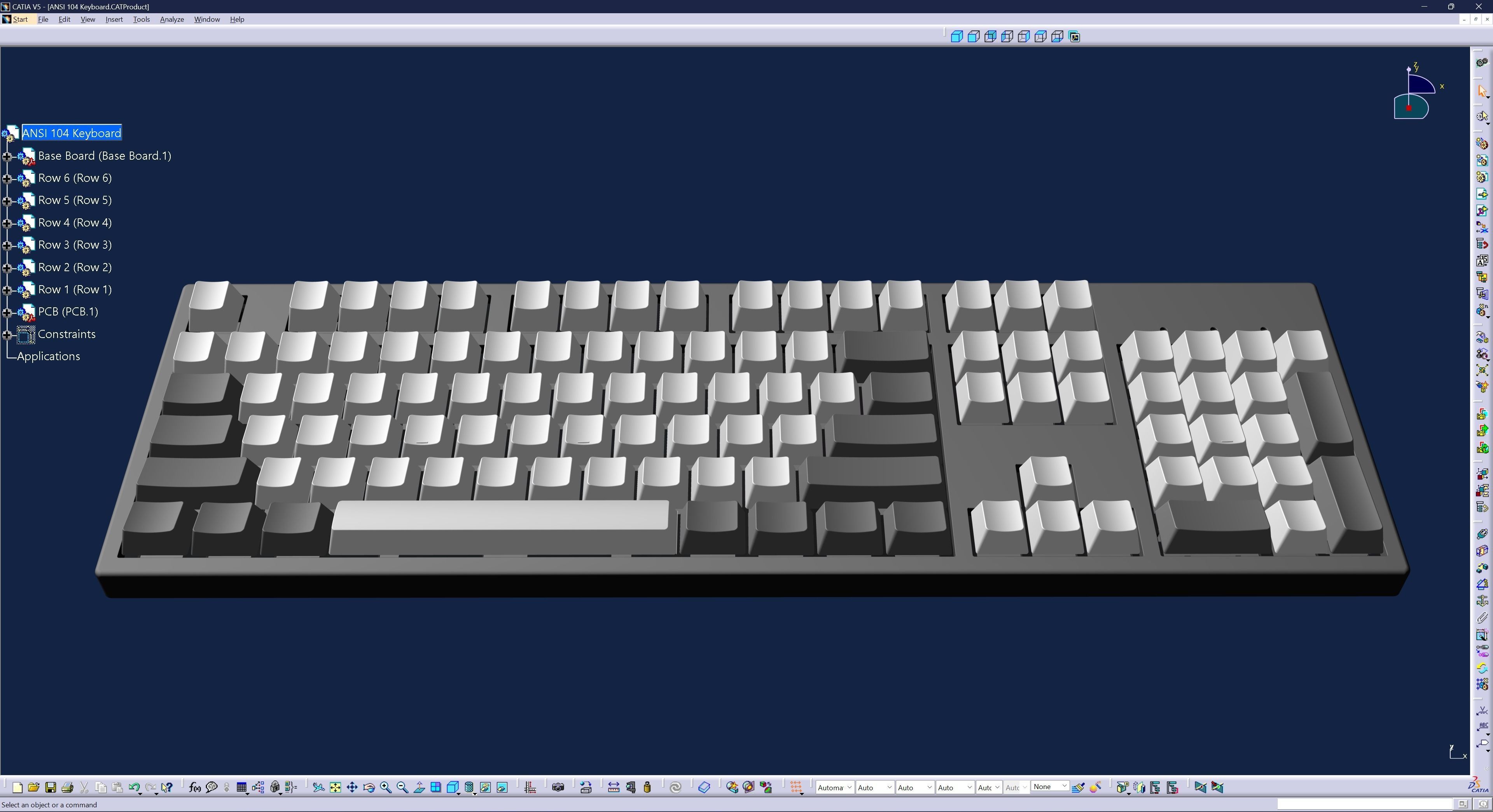 Mechanical Keyboard  3D model_19