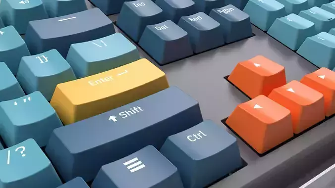 Mechanical Keyboard  3D model