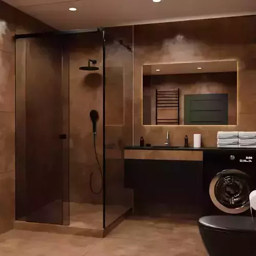 Modern Bathroom Interior 5 by Nikdox