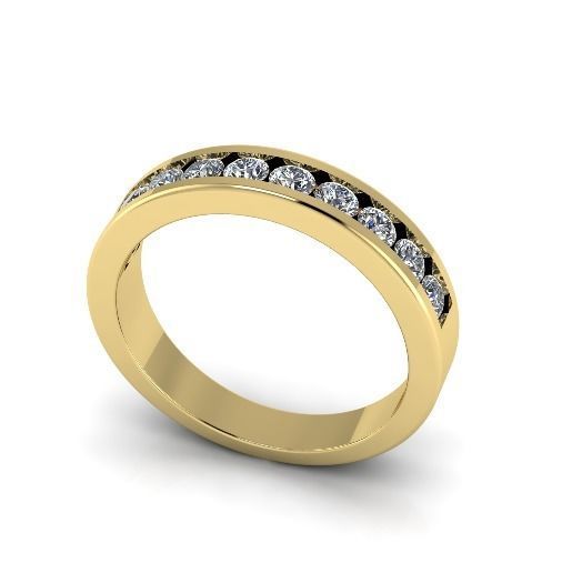 Engagement halo rings Model 3510 3D print model_1