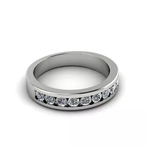 Engagement halo rings Model 3510 3D print model_0