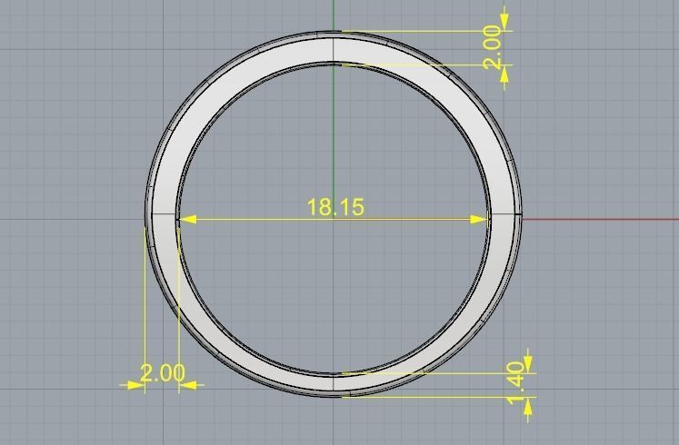 Engagement halo rings Model 3510 3D print model_5