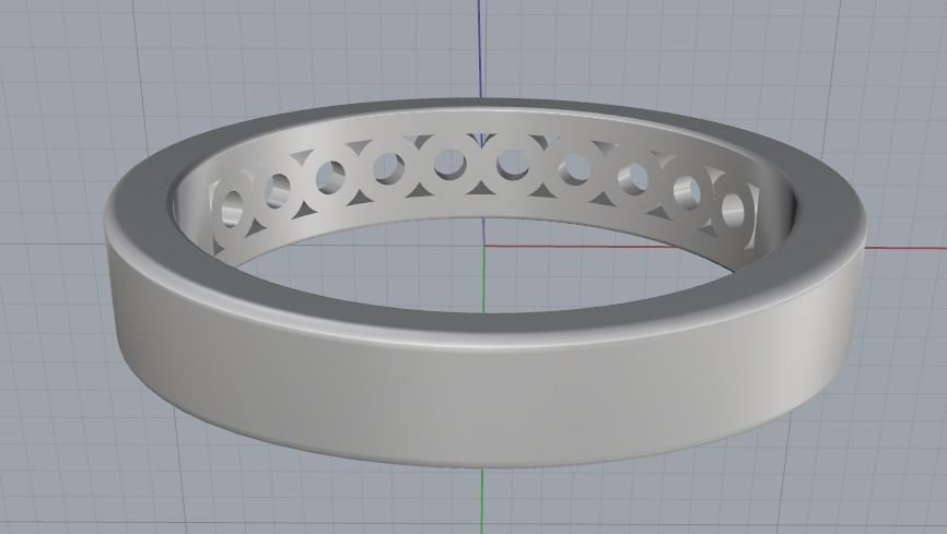 Engagement halo rings Model 3510 3D print model_4