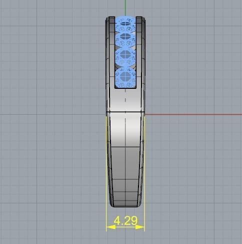 Engagement halo rings Model 3510 3D print model_6