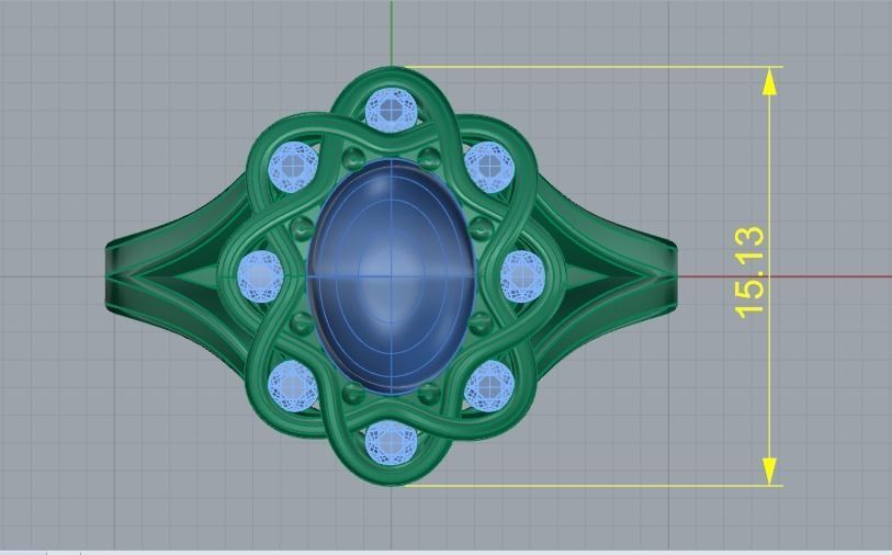 Ring Model 3507 3D print model_8