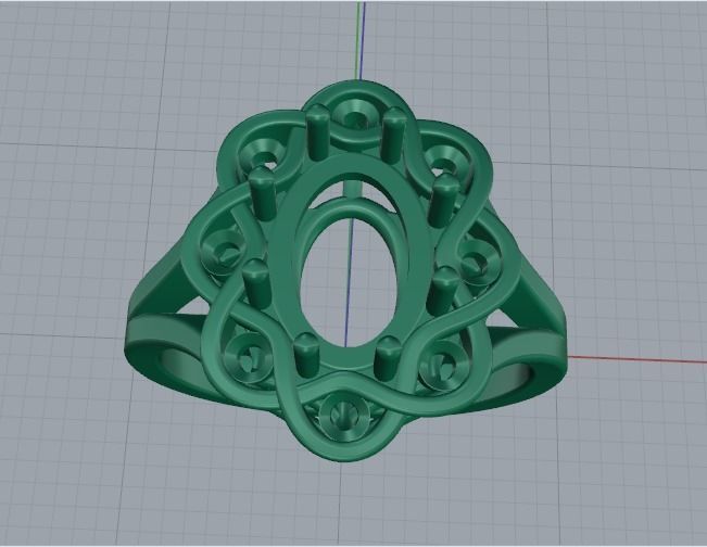 Ring Model 3507 3D print model_3