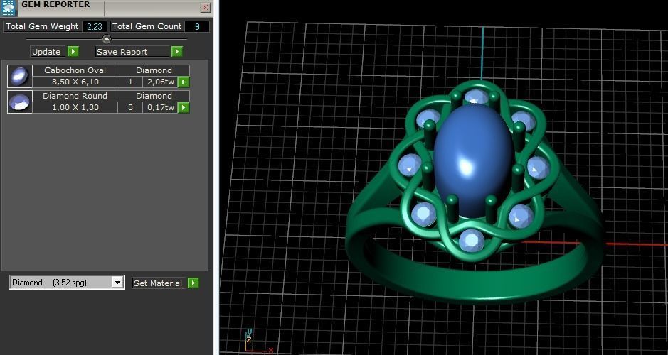 Ring Model 3507 3D print model_11