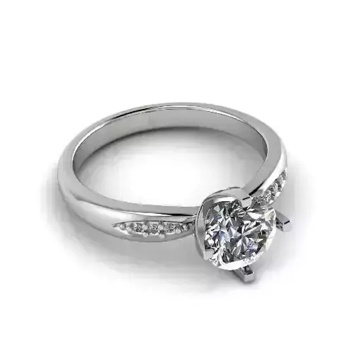 Engagement halo rings Model 3503