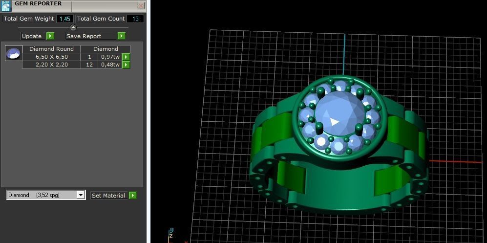 Ring Model 3488 3D print model_9
