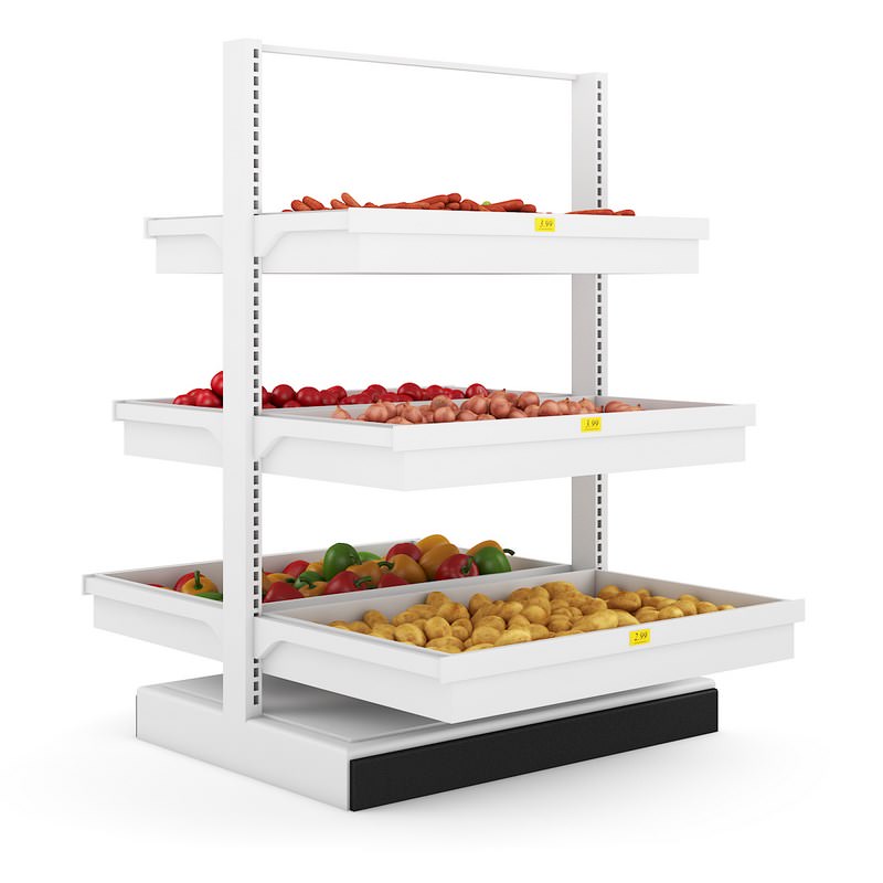 Vegetable Shelf 3D model_3