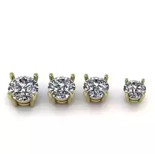 Earrings Puset 4 sizes Model 3472