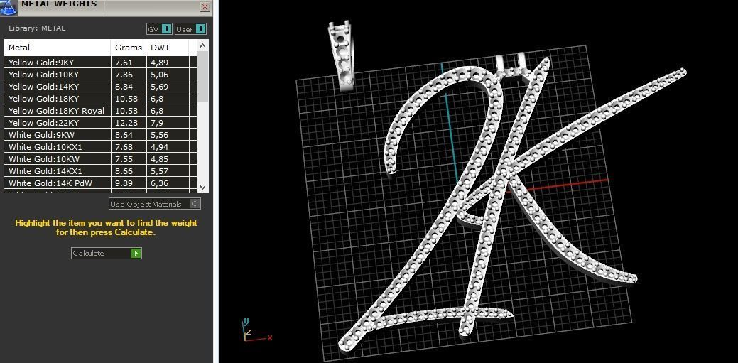 Pendant 2K Model 3470 3D print model_8