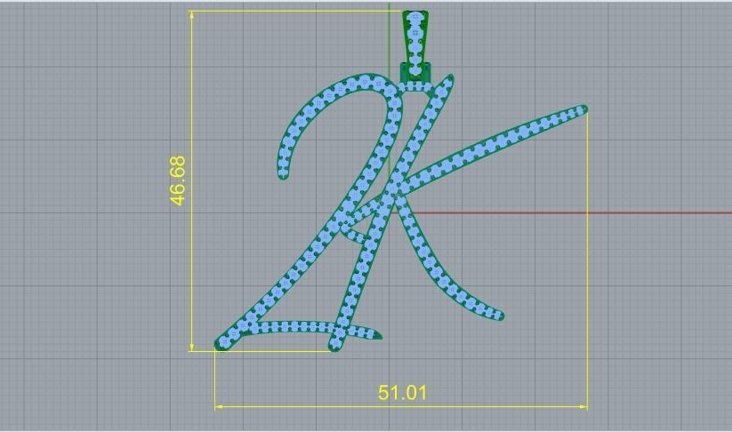 Pendant 2K Model 3470 3D print model_6