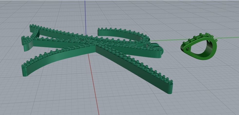 Pendant 2K Model 3470 3D print model_3