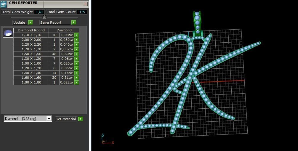 Pendant 2K Model 3470 3D print model_9