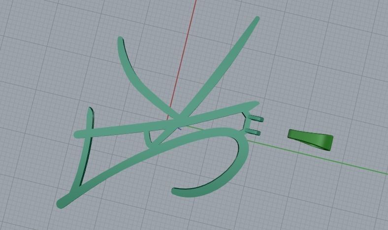 Pendant 2K Model 3470 3D print model_4