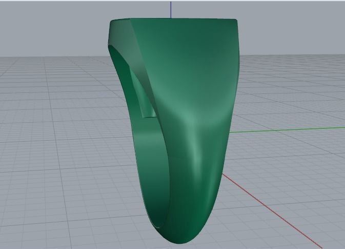 M ring Model 3467 3D print model_5