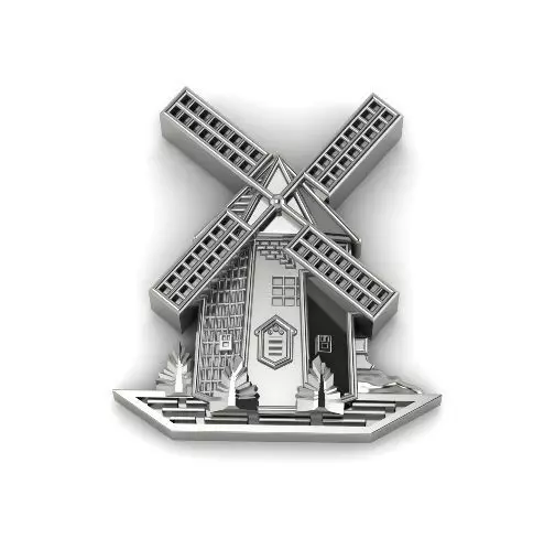 Mill Model 3460 3D print model