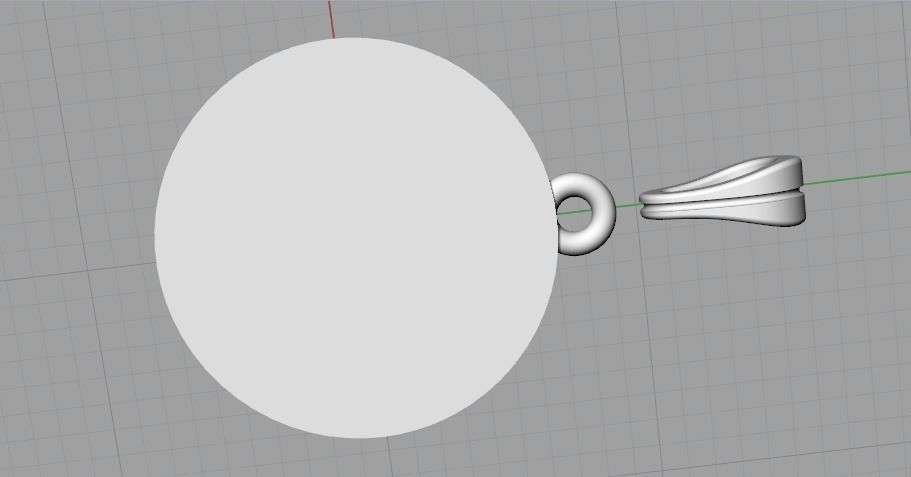 Pendant crocodile Model 3459 3D print model_5