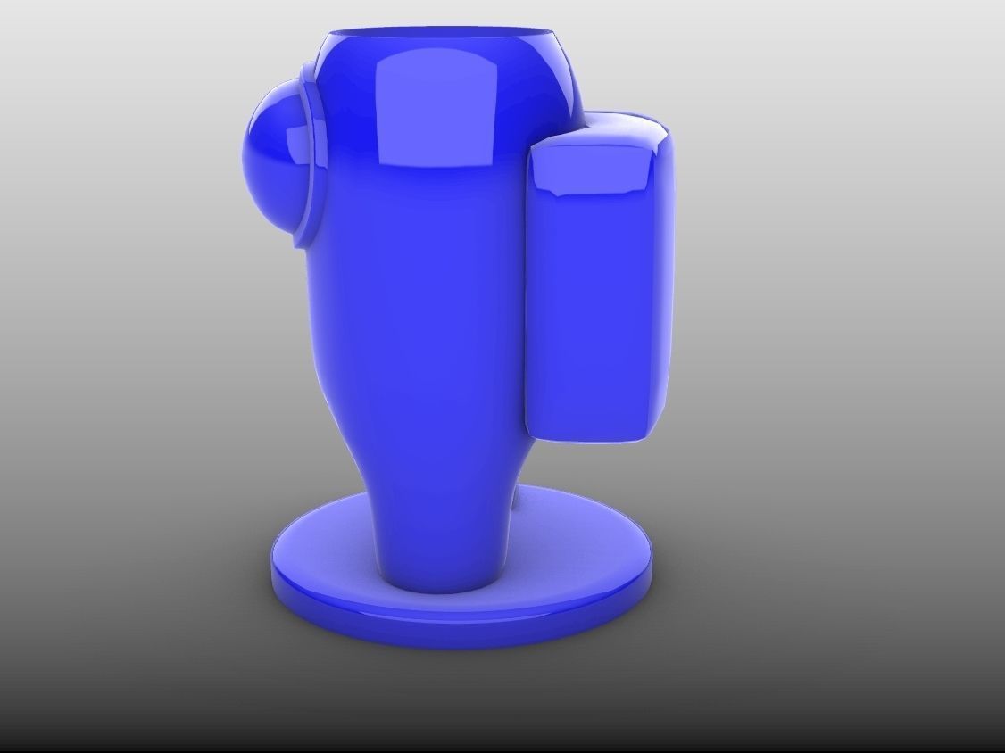 Among Us pencil Holder or Planter 3D print model_4