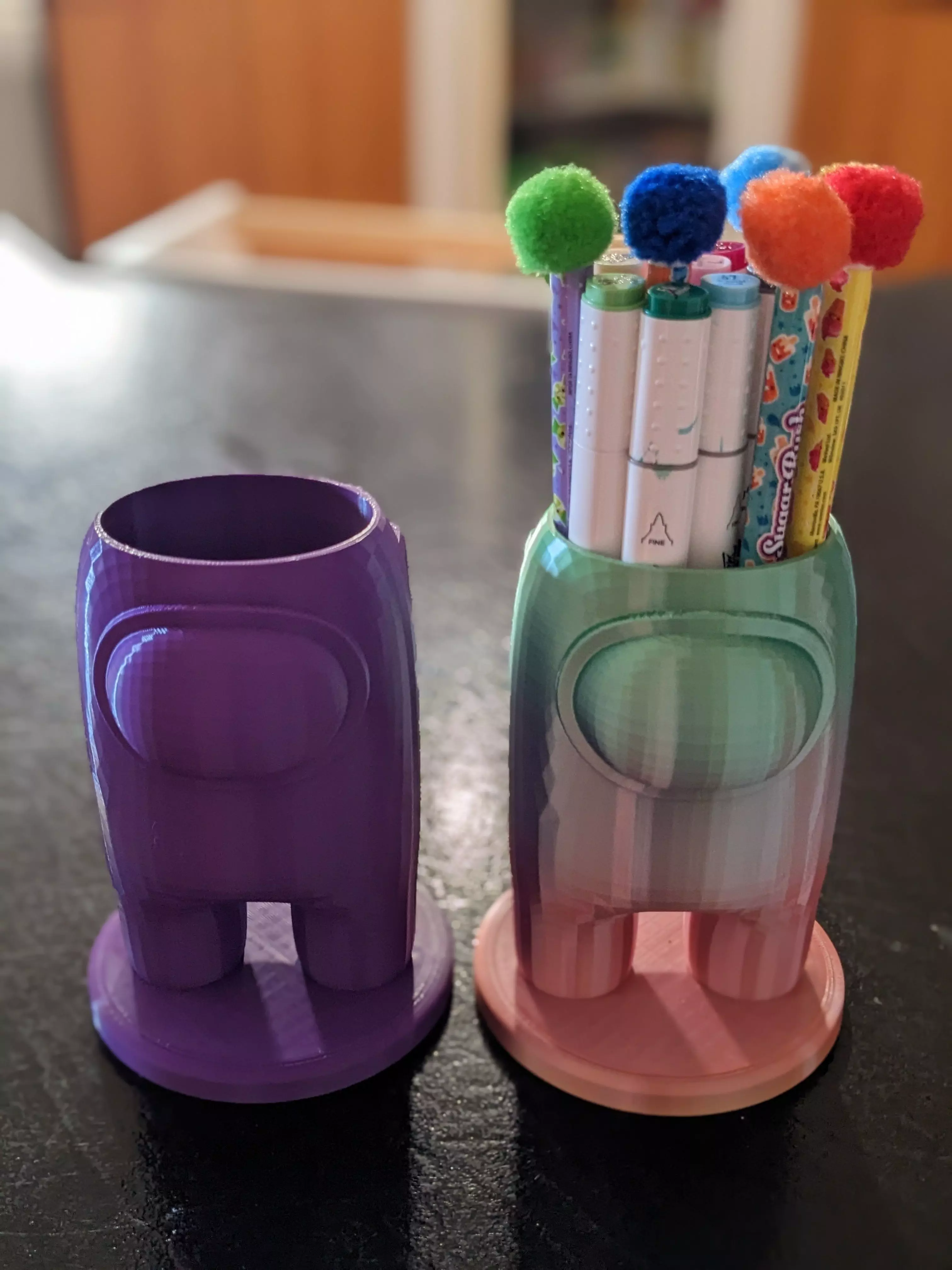 Among Us pencil Holder or Planter 3D print model_0