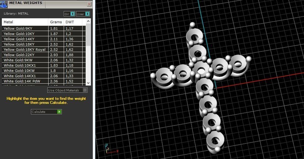 Pendant Cross Model 3450 3D print model_8
