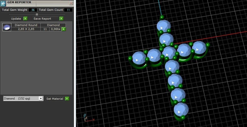 Pendant Cross Model 3450 3D print model_9