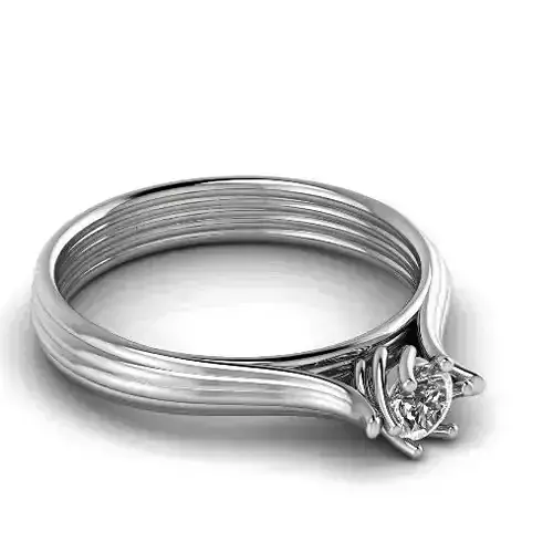 Engagement halo rings Model 3447 3D print model