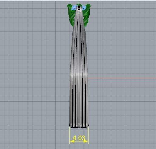 Engagement halo rings Model 3447 3D print model_6