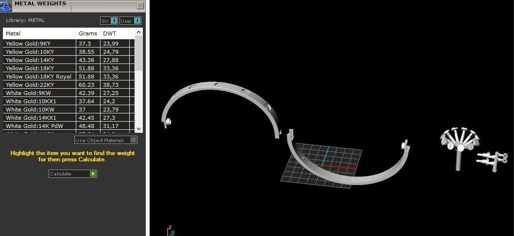 Bolt bracelet Model 3441 3D print model_9