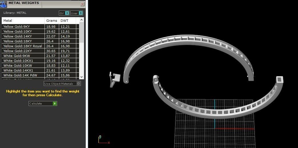 Bracelet Model 3440 3D print model_10