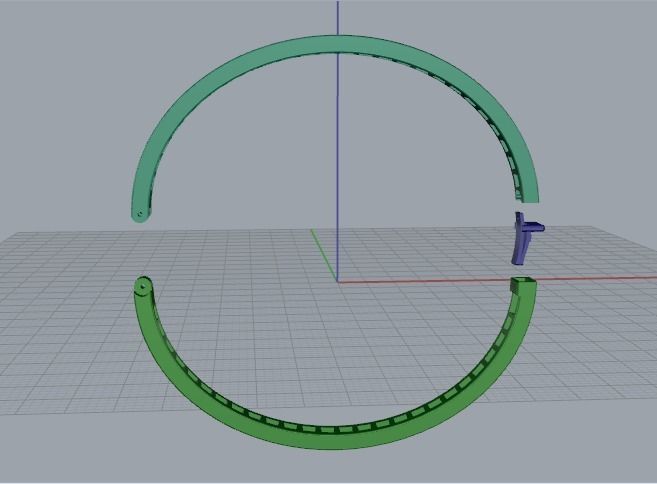 Bracelet Model 3440 3D print model_3