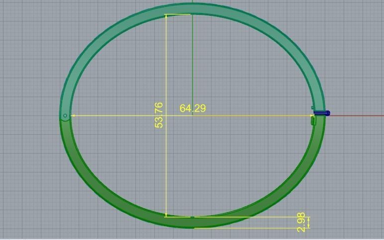 Bracelet Model 3440 3D print model_7