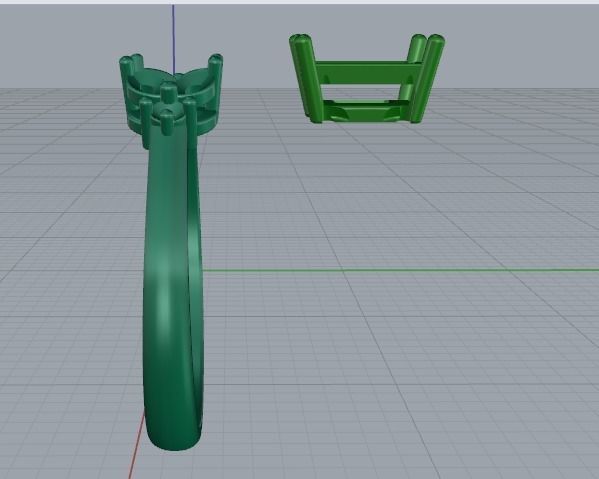 Engagement halo rings Model 3436 3D print model_3