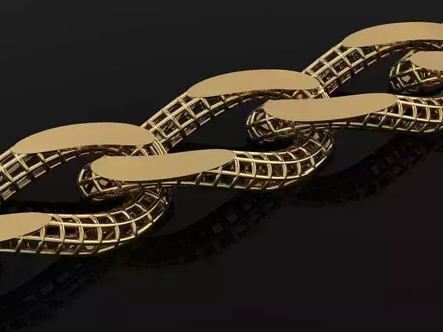 fusion cuban chain 3D print model