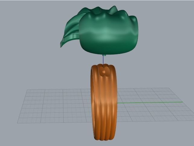 Bow ring Model 3427 3D print model_4