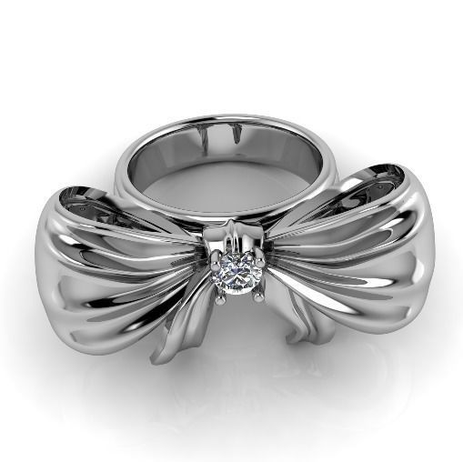 Bow ring Model 3427 3D print model_1