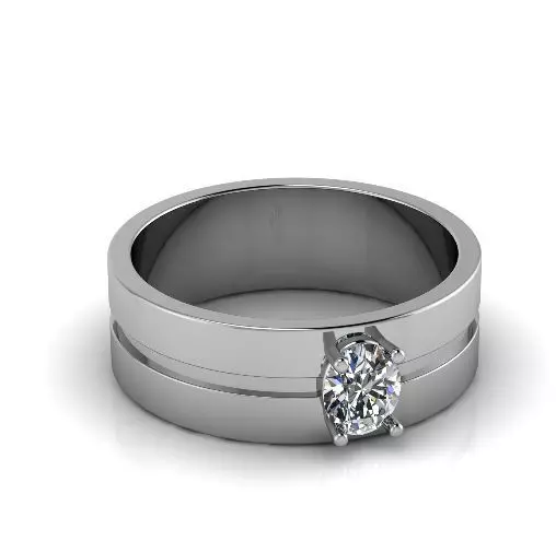 Engagement halo rings Model 3426 3D print model_0