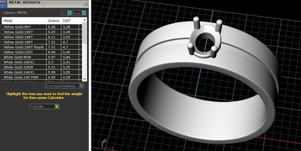 Engagement halo rings Model 3426 3D print model_8