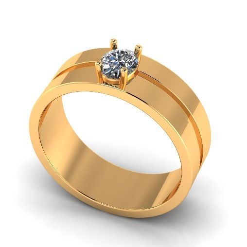 Engagement halo rings Model 3426 3D print model_1
