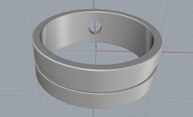 Engagement halo rings Model 3426 3D print model_5