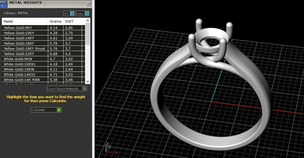Engagement halo rings Model 3425 3D print model_8