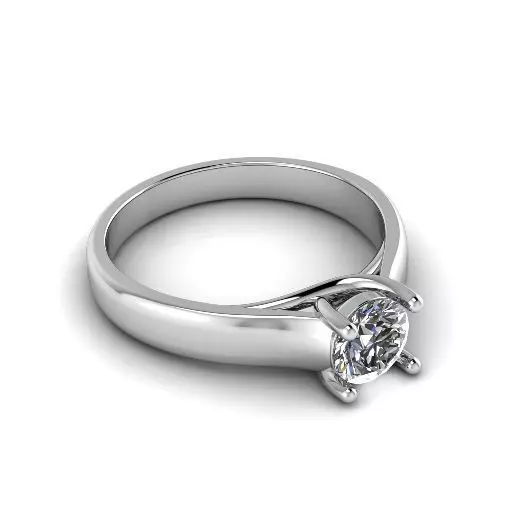 Engagement halo rings Model 3425 3D print model_0