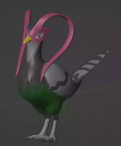 Unfezant male  3D print model
