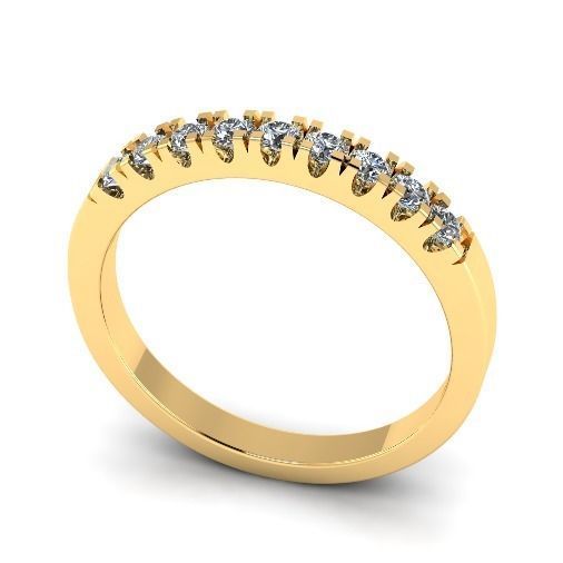 Engagement halo rings Model 3421 3D print model_1