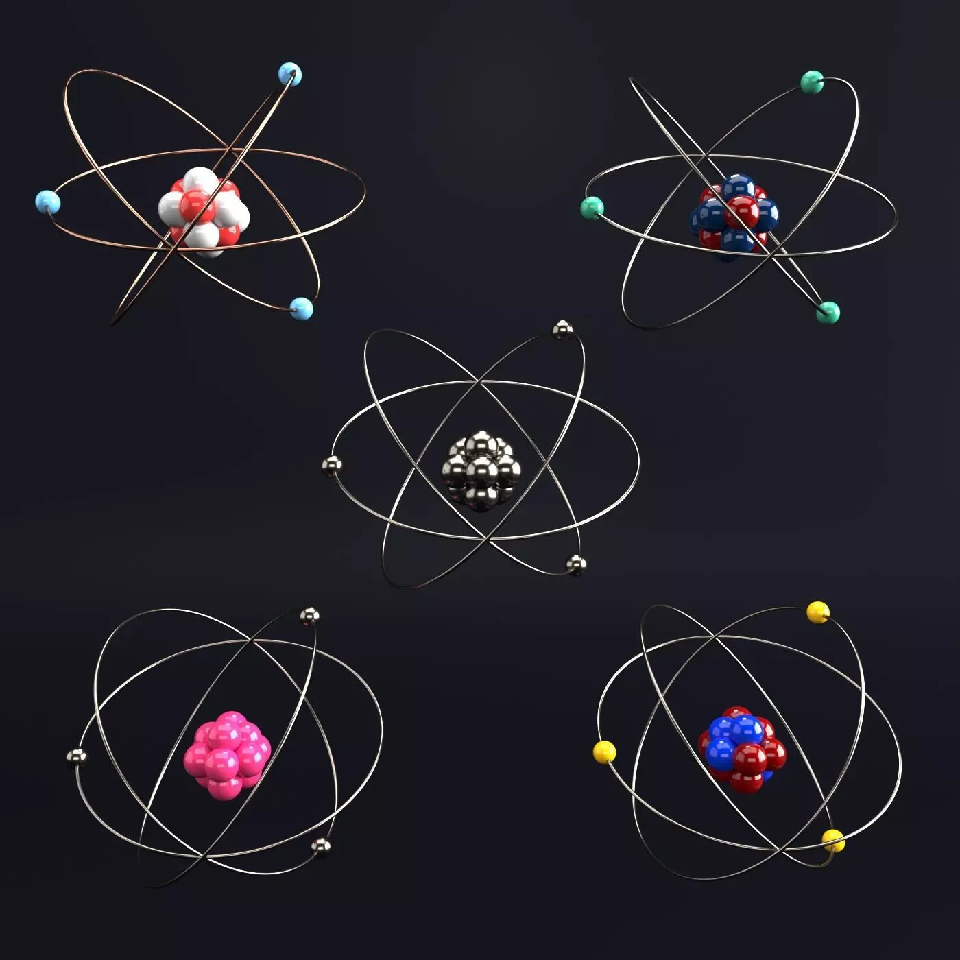 Atom 4 3D model