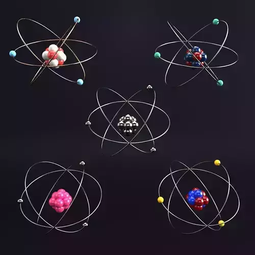 Atom 4 3D model