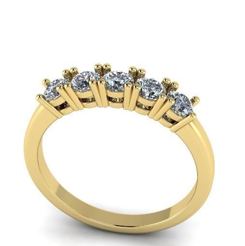 Engagement halo rings Model 3417 3D print model_1