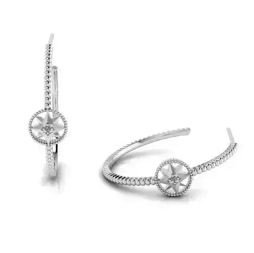 Rose des vents Earrings Model 3413 3D print model